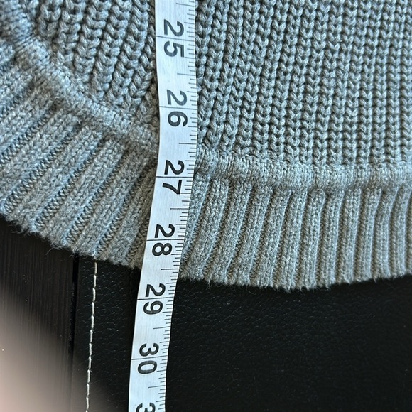 UGG Raelynn Knit Sweater Pullover Grey Turtleneck Poncho Pocket Wool Winter Sz S - Picture 14 of 14